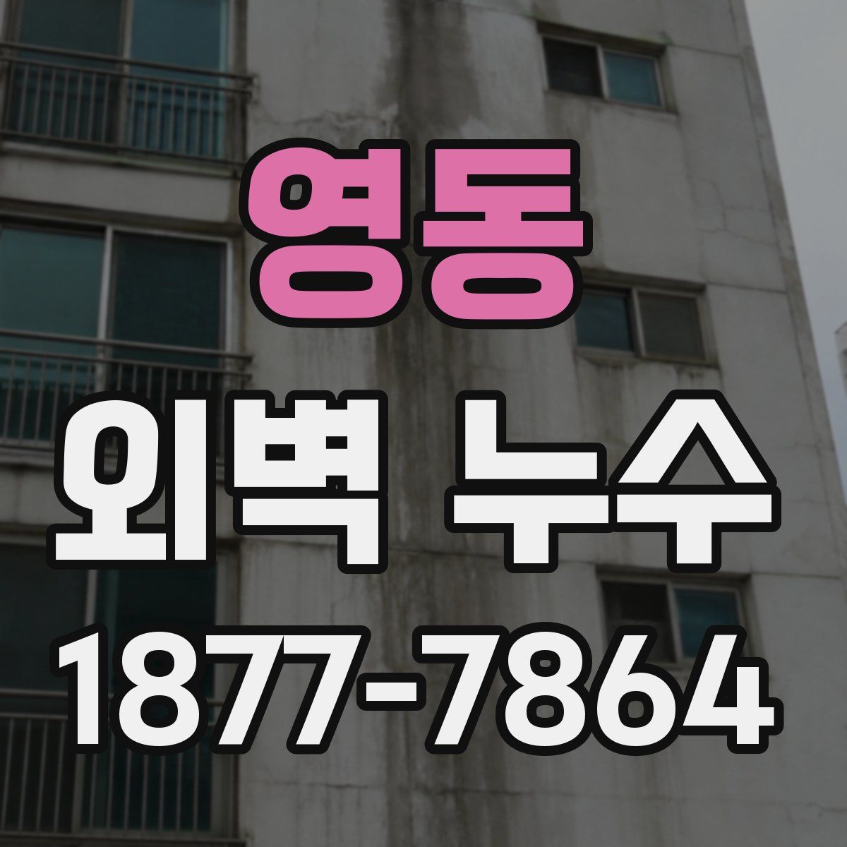 영동 외벽 누수