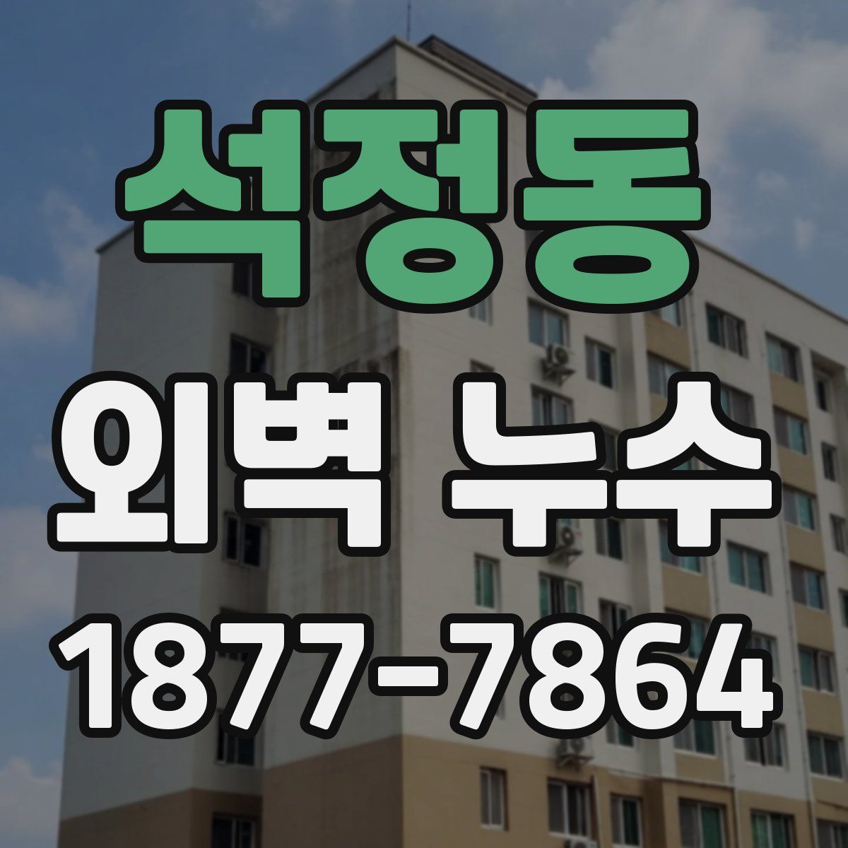 석정동 외벽 누수