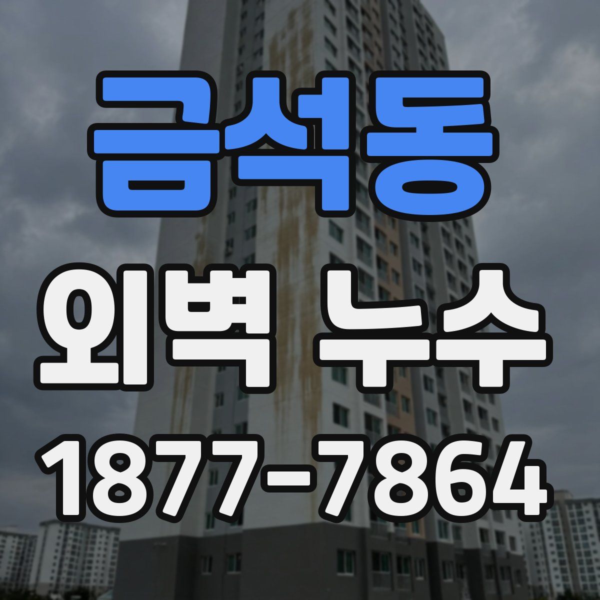 금석동 외벽 누수