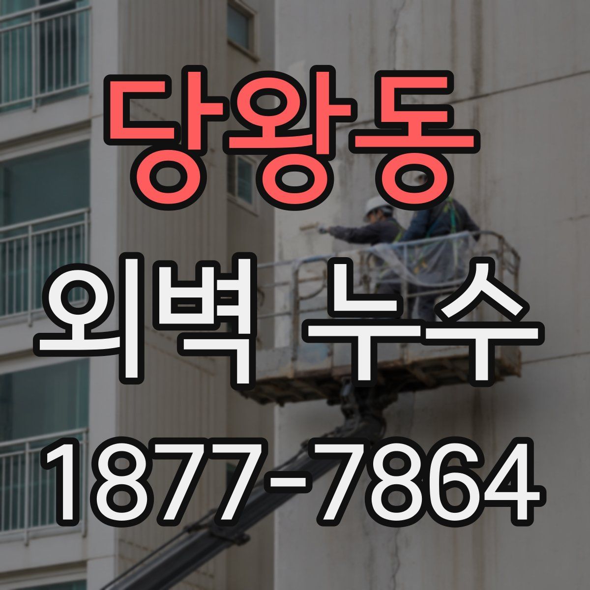 당왕동 외벽 누수