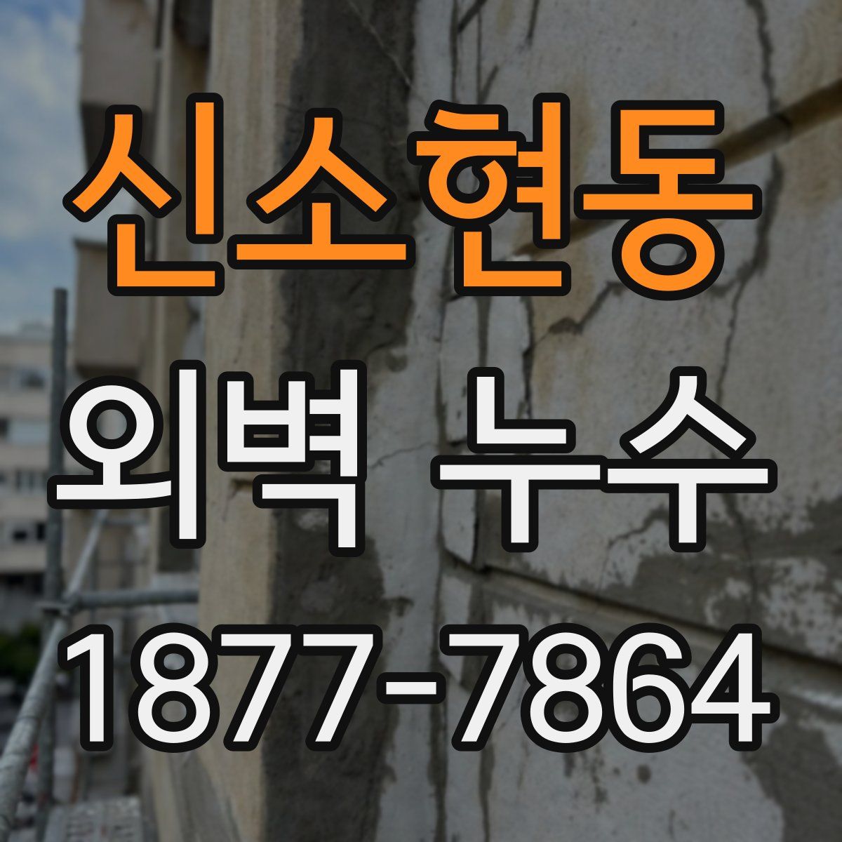 신소현동 외벽 누수