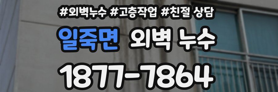 일죽면 외벽 누수