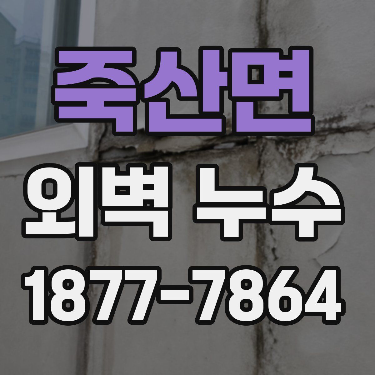 죽산면 외벽 누수