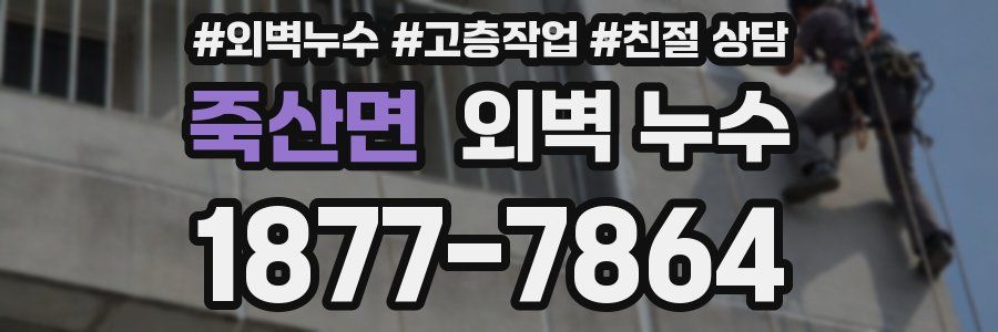 죽산면 외벽 누수