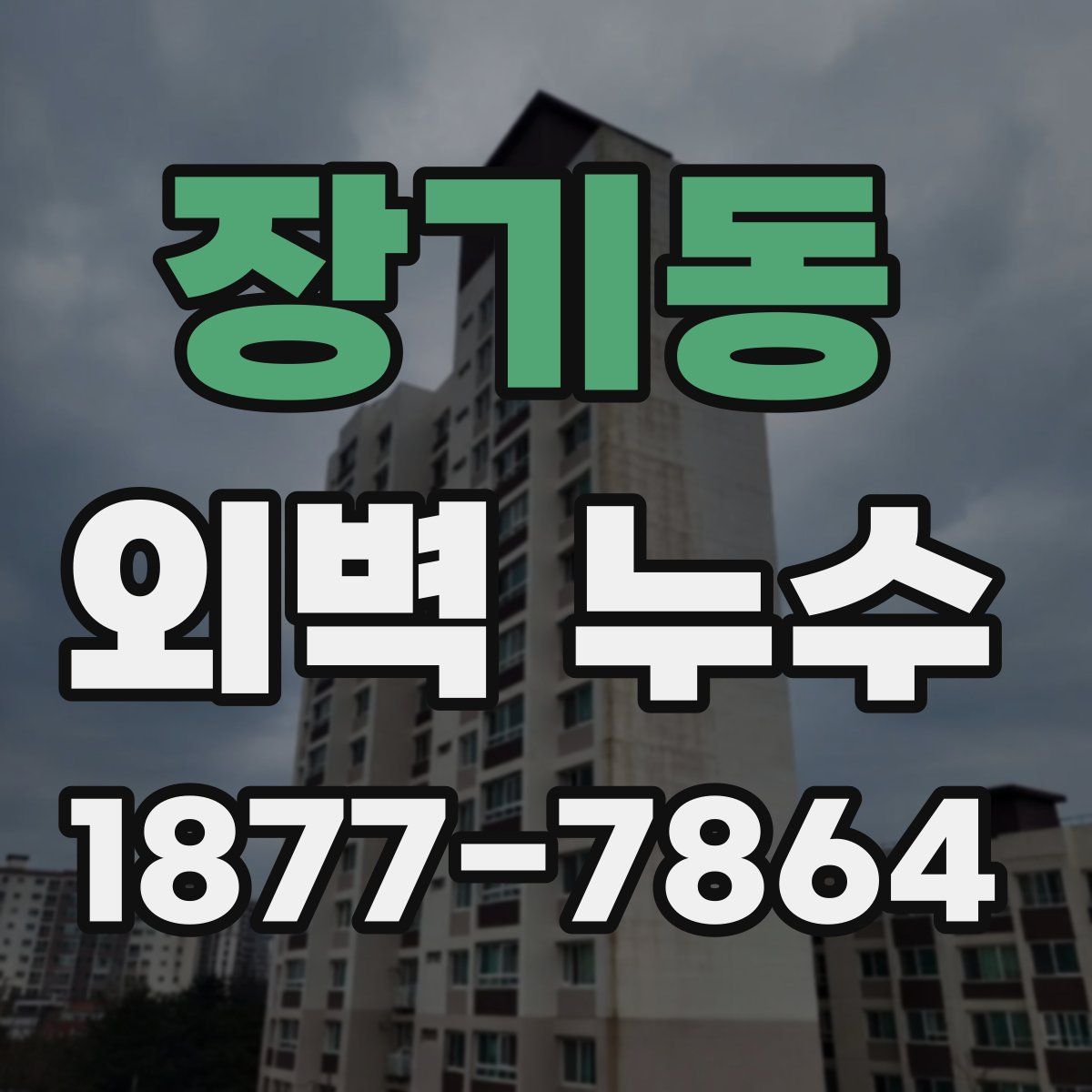 장기동 외벽 누수