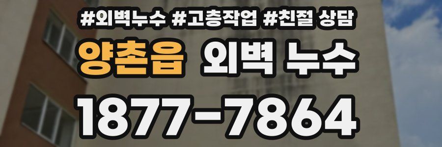 양촌읍 외벽 누수