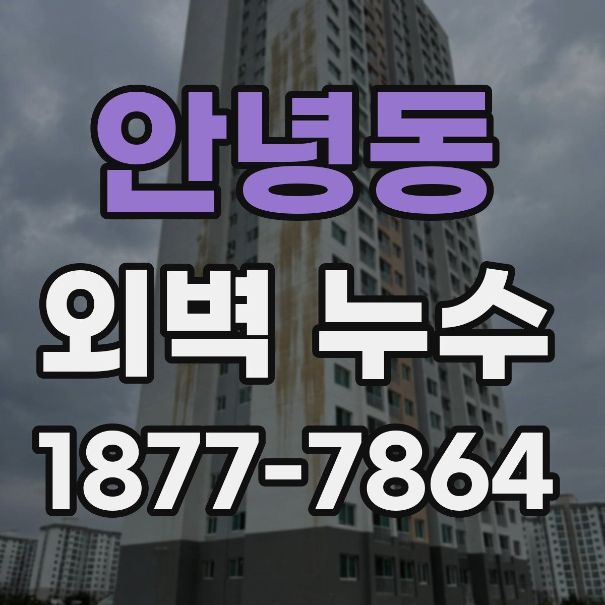 안녕동 외벽 누수
