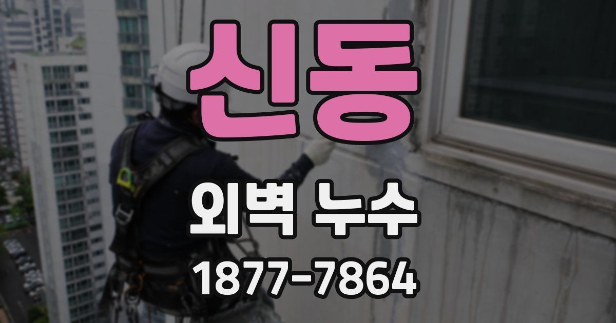 신동 외벽 누수
