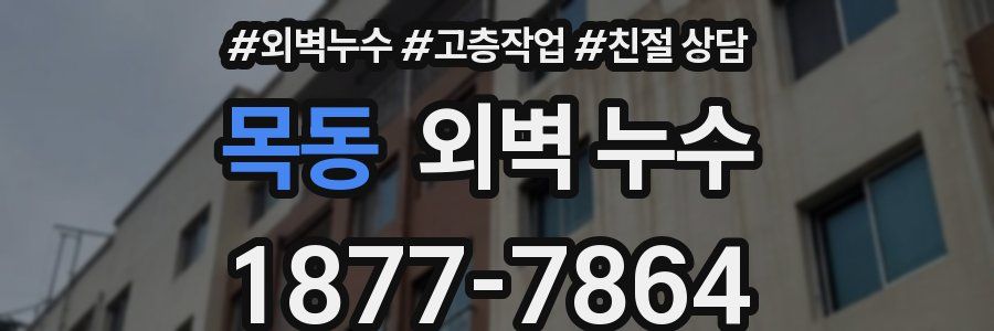 목동 외벽 누수