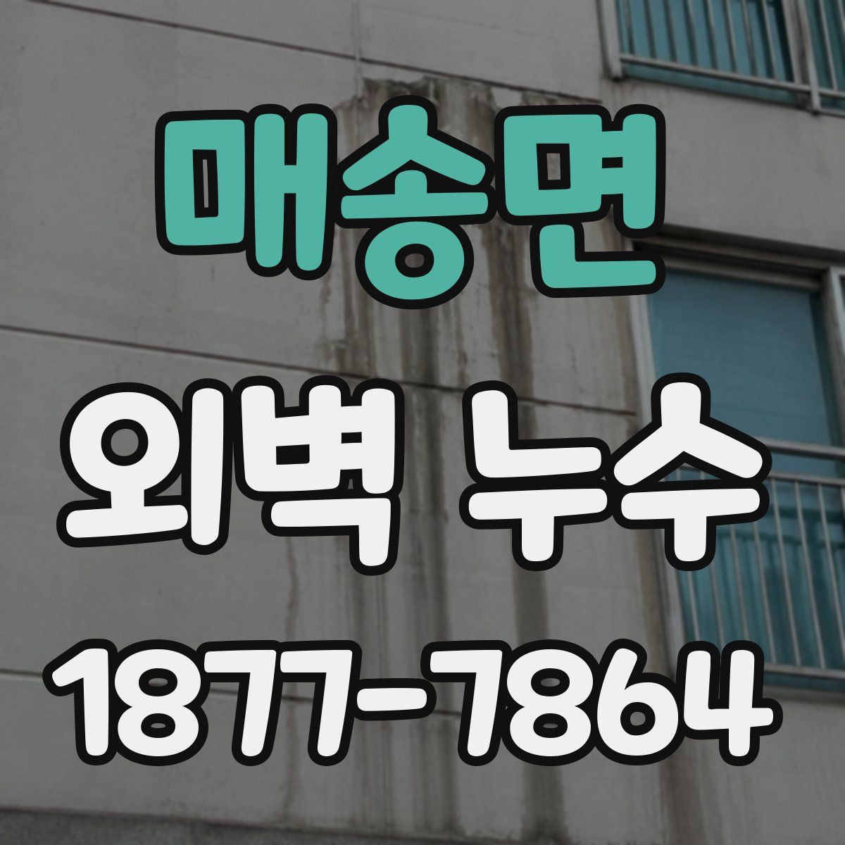 매송면 외벽 누수