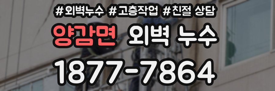 양감면 외벽 누수