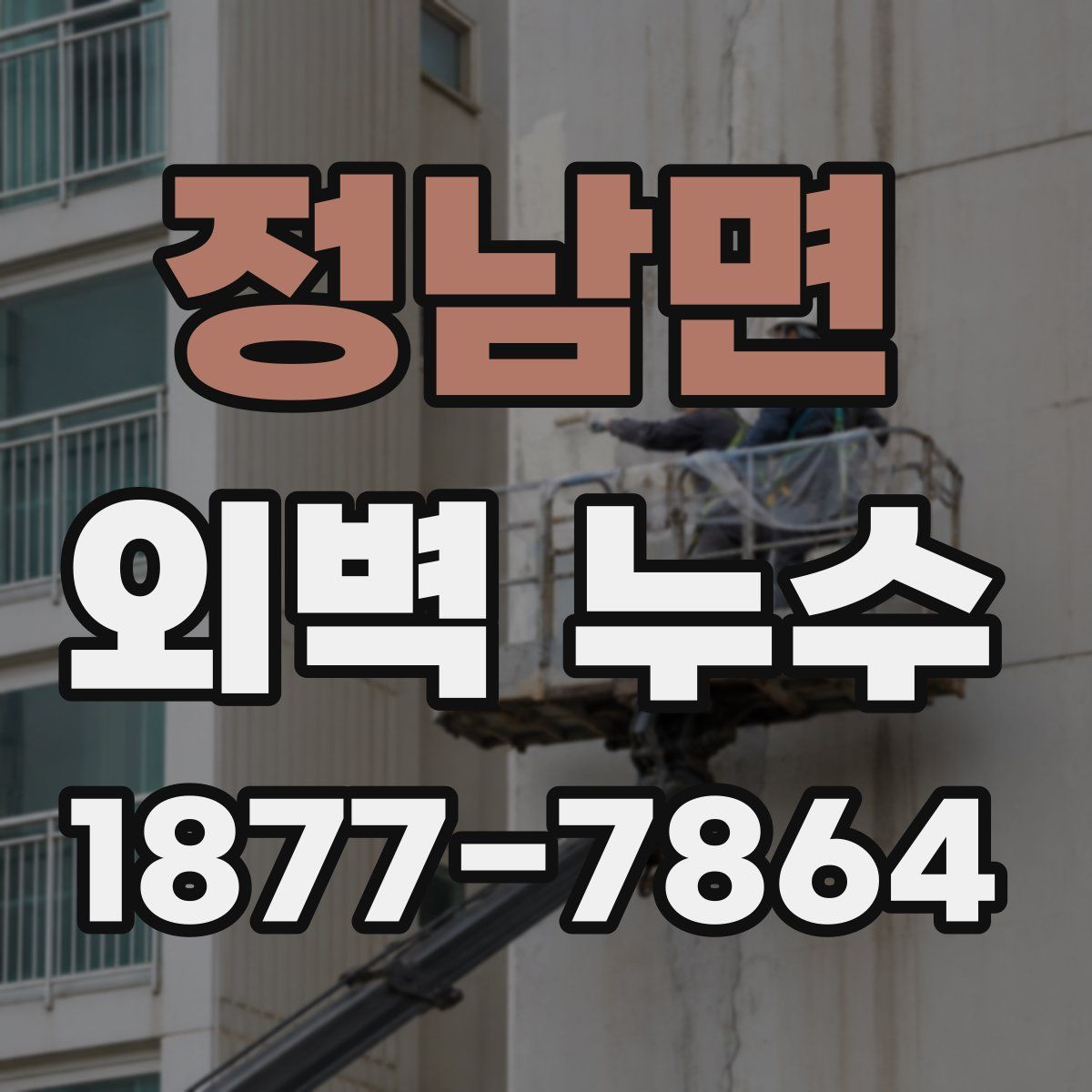 정남면 외벽 누수
