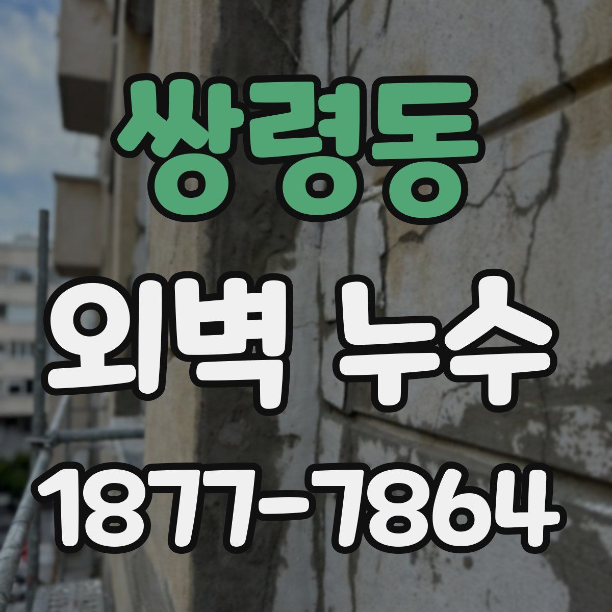쌍령동 외벽 누수