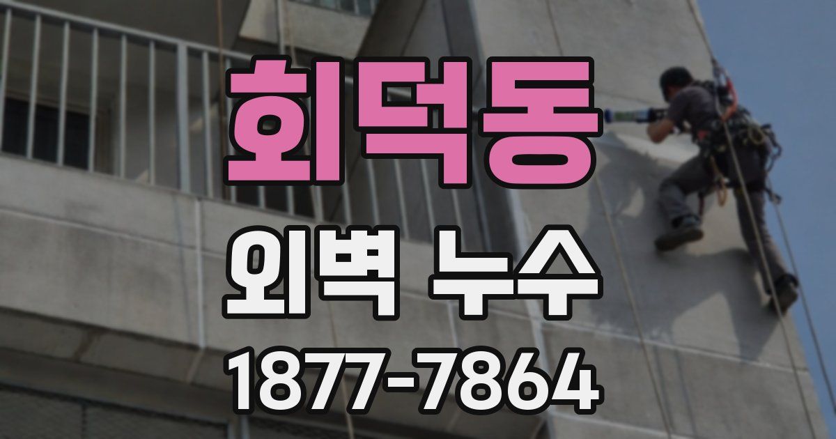 회덕동 외벽 누수