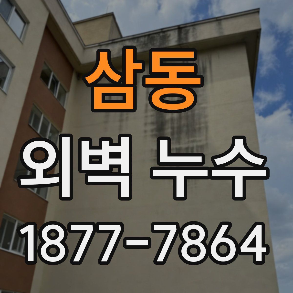 삼동 외벽 누수