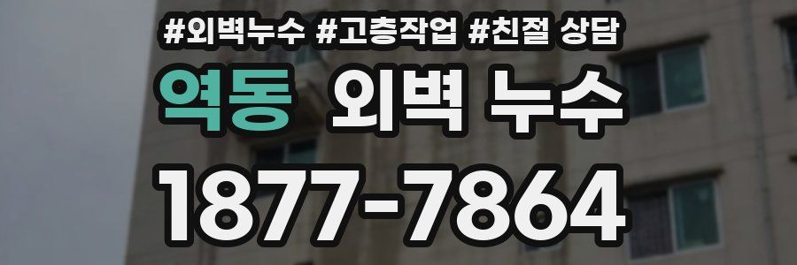 역동 외벽 누수