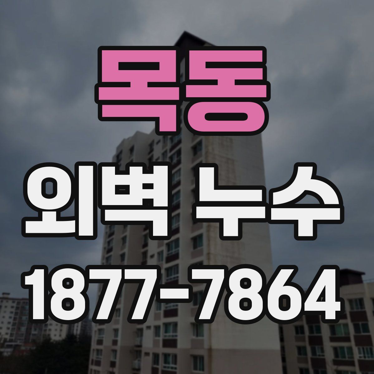 목동 외벽 누수