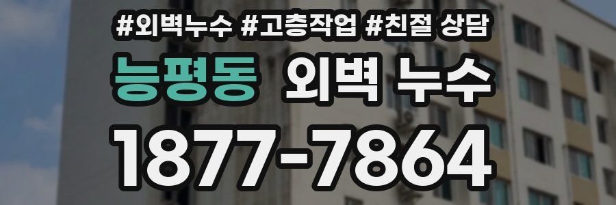 능평동 외벽 누수