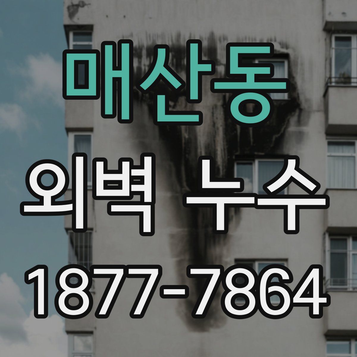매산동 외벽 누수