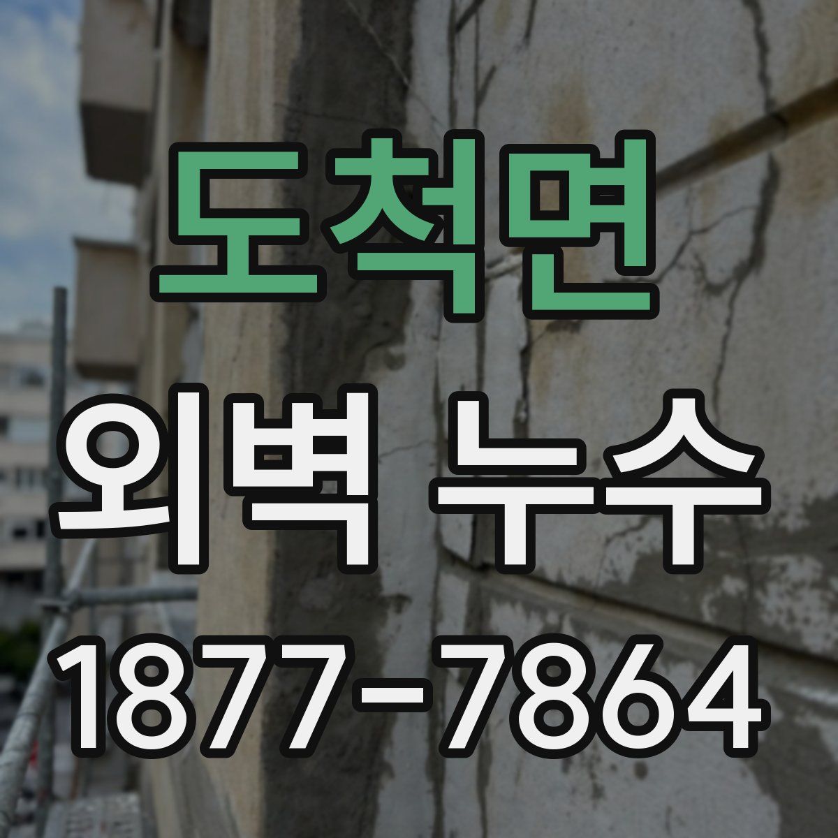 도척면 외벽 누수