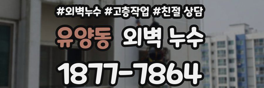 유양동 외벽 누수