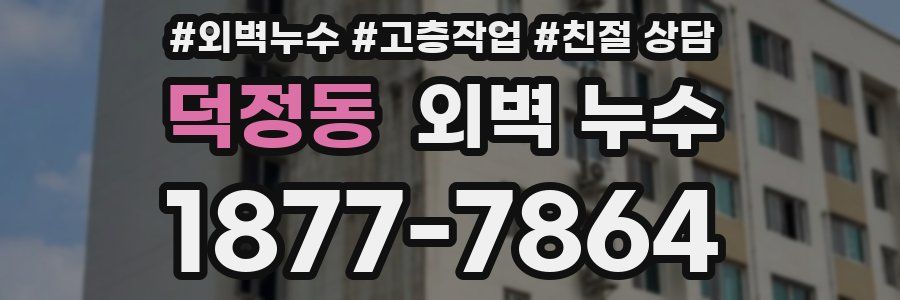 덕정동 외벽 누수