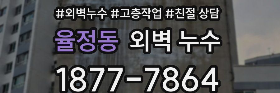 율정동 외벽 누수