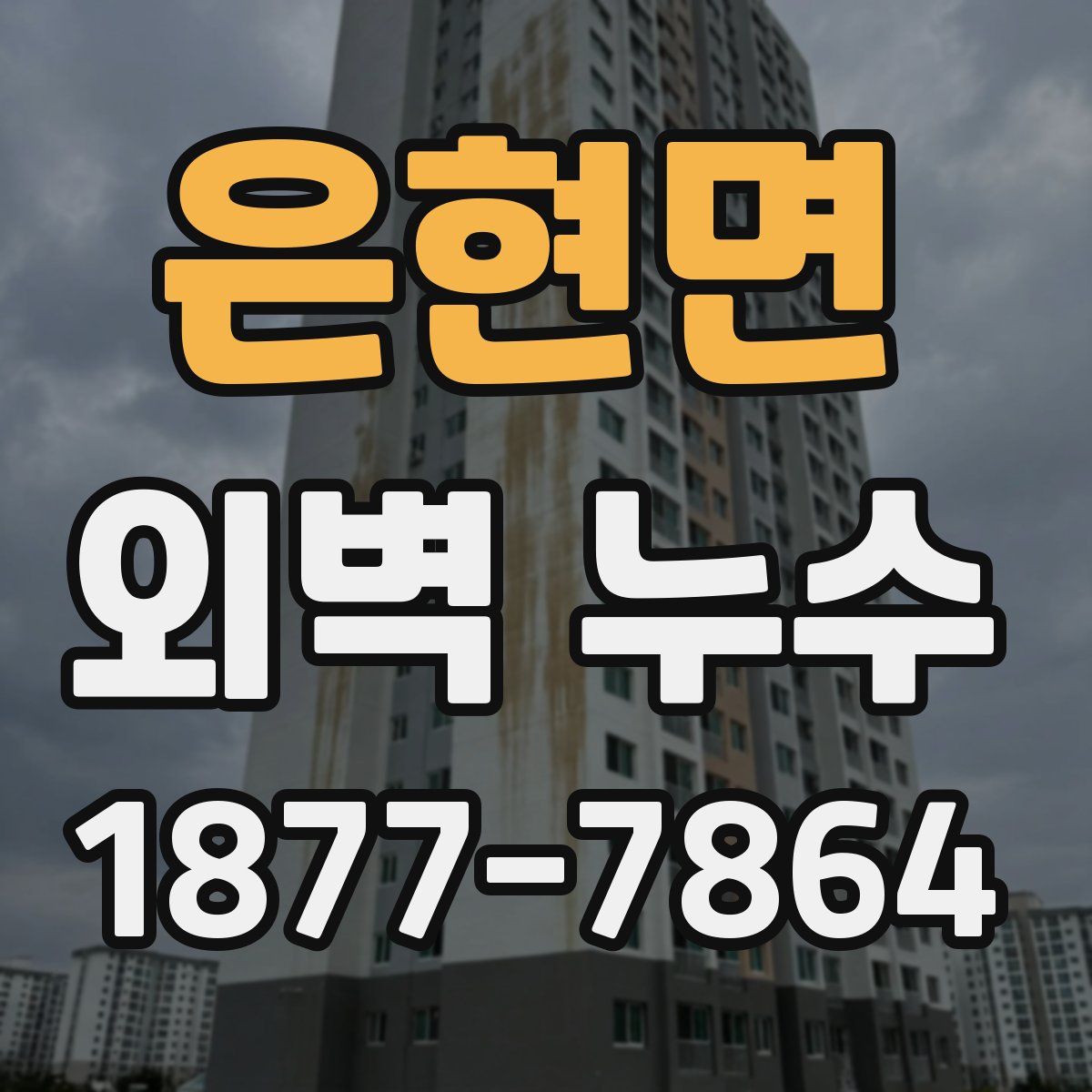 은현면 외벽 누수