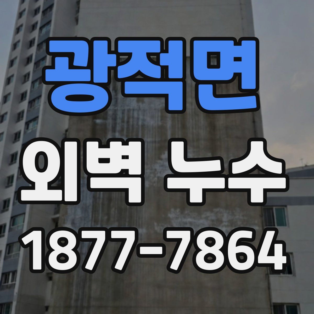 광적면 외벽 누수