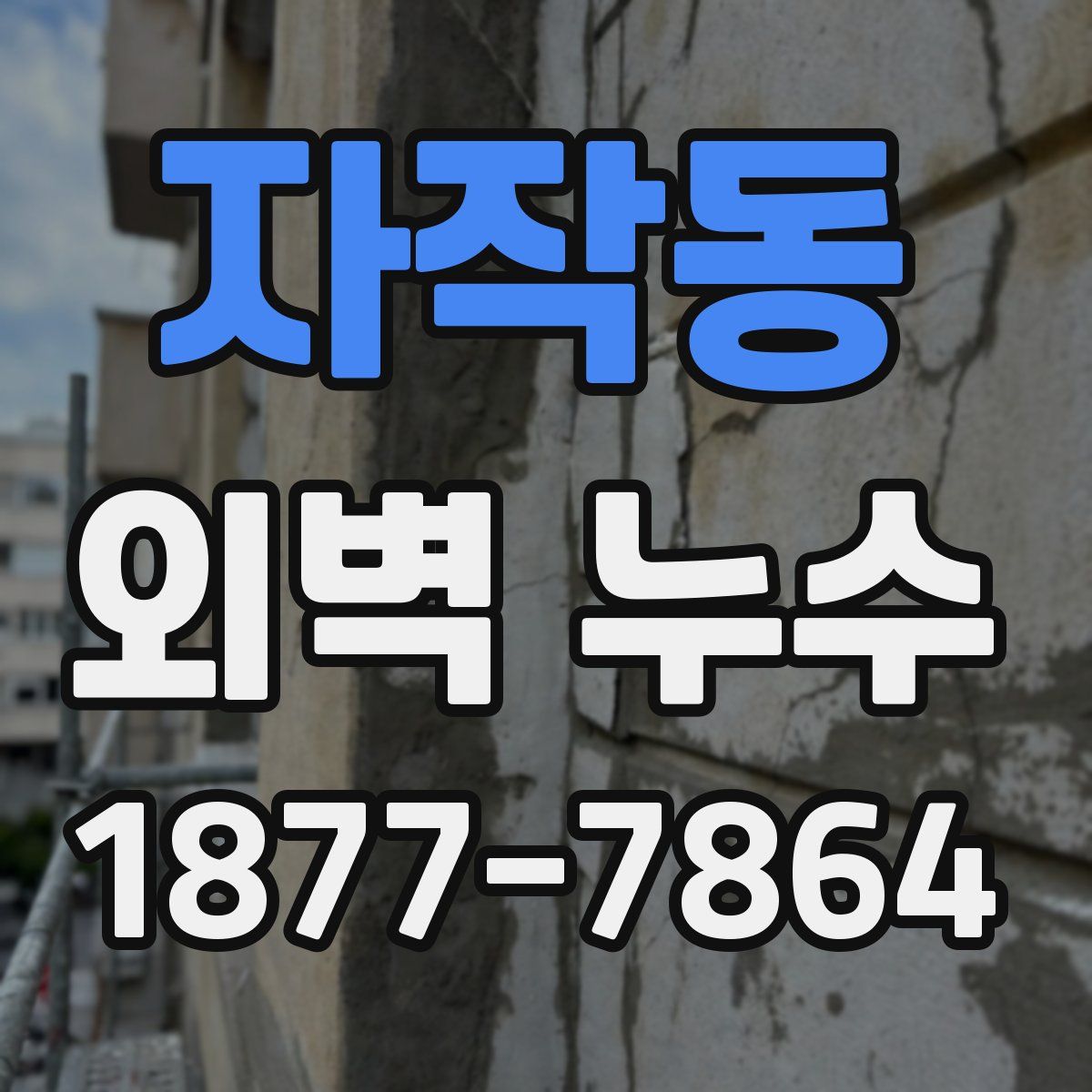 자작동 외벽 누수