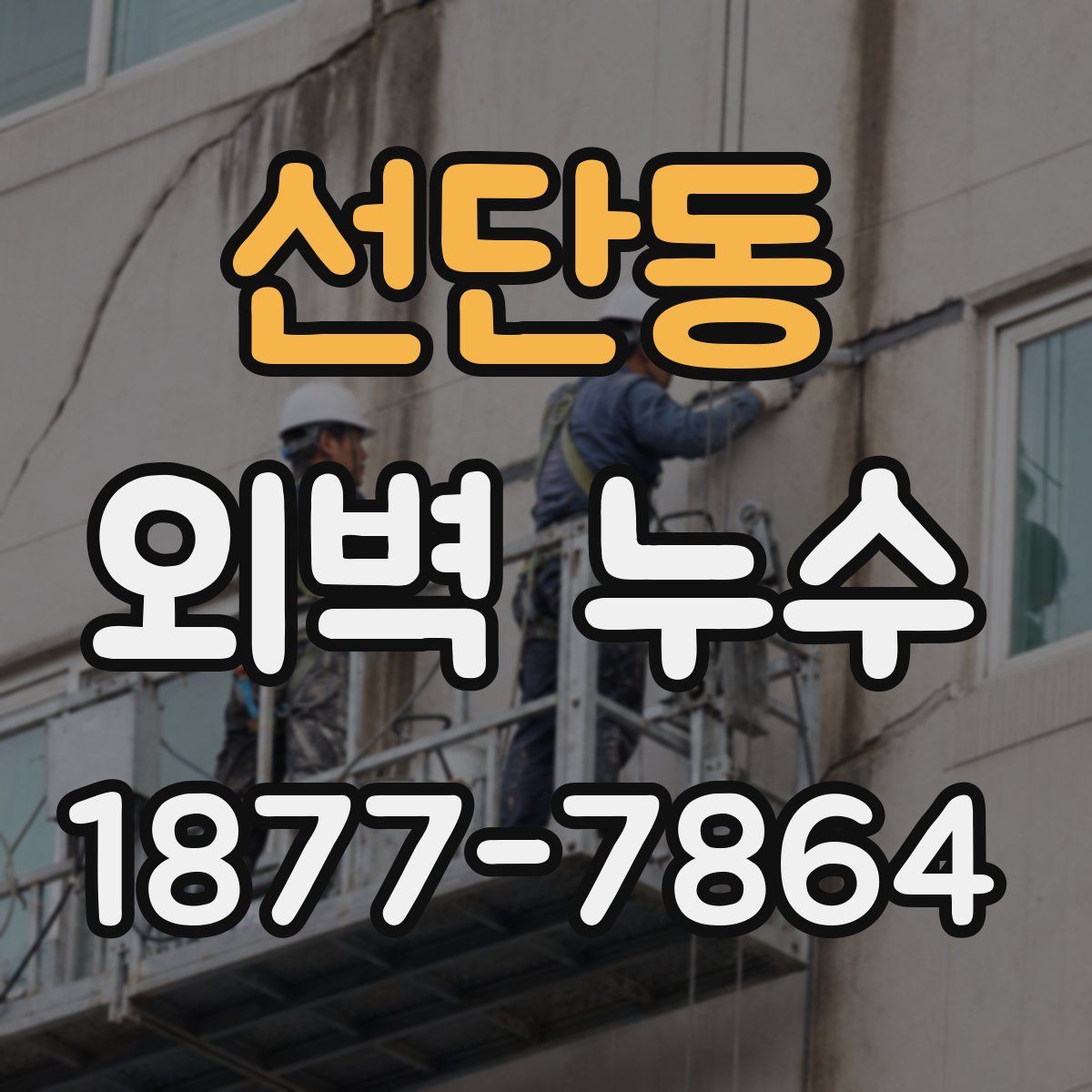 선단동 외벽 누수