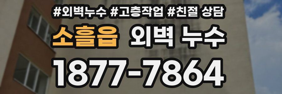 소흘읍 외벽 누수