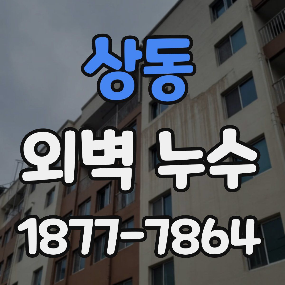 상동 외벽 누수