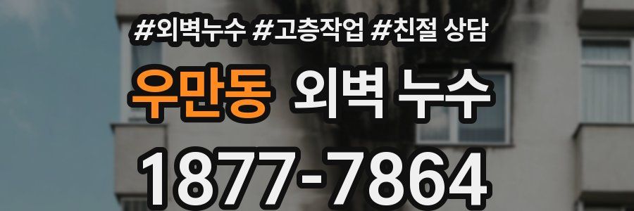우만동 외벽 누수