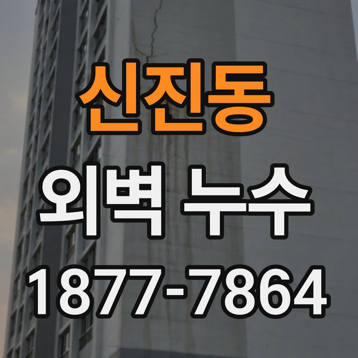 신진동 외벽 누수