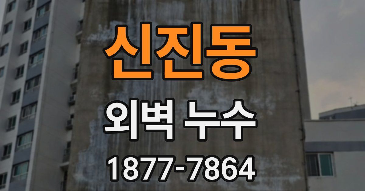 신진동 외벽 누수