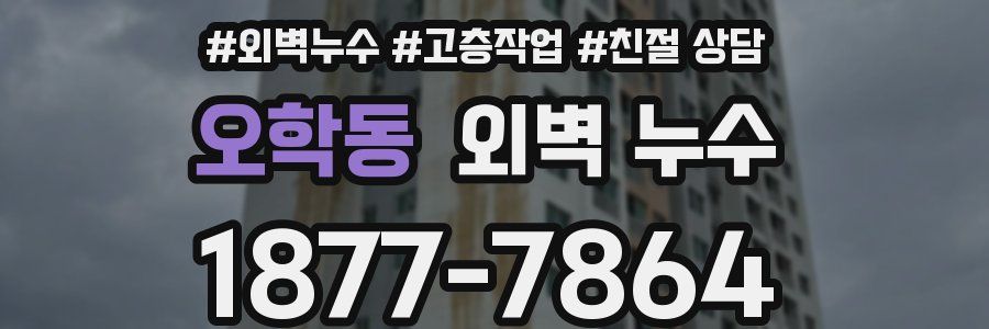 오학동 외벽 누수