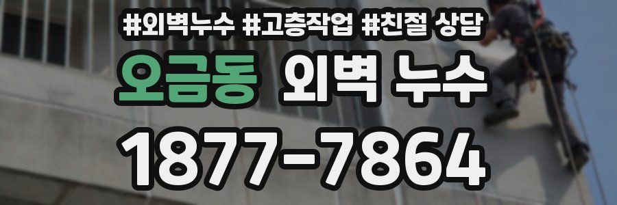 오금동 외벽 누수