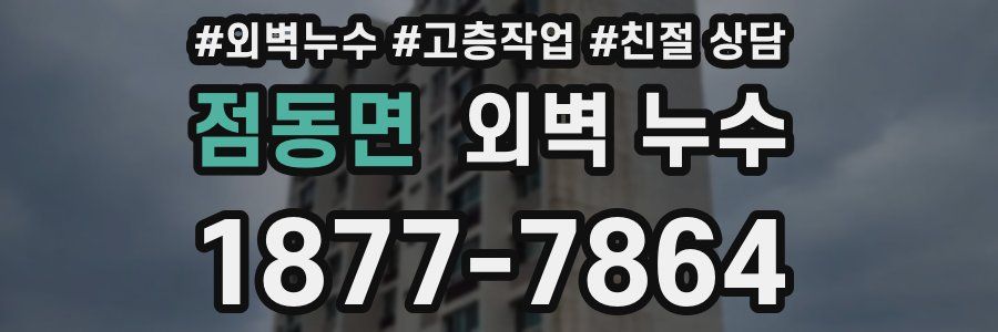 점동면 외벽 누수