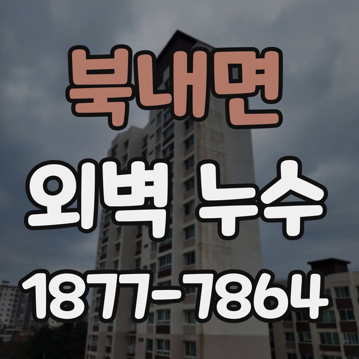 북내면 외벽 누수