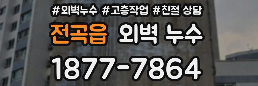 전곡읍 외벽 누수