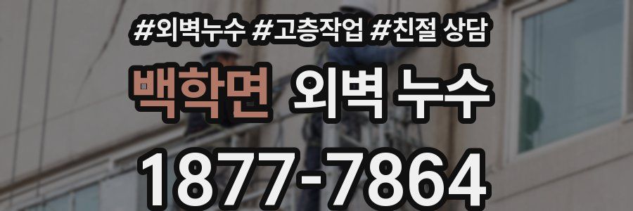 백학면 외벽 누수