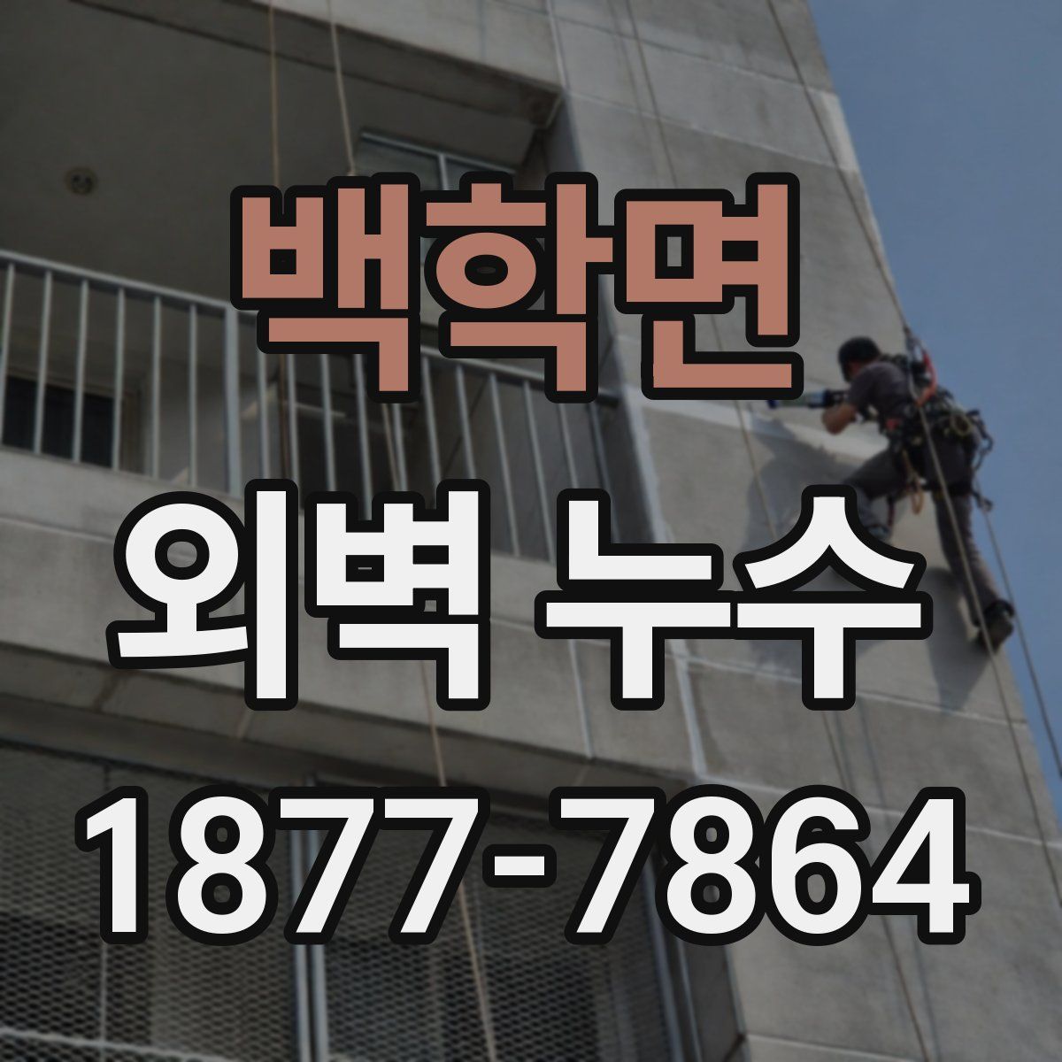 백학면 외벽 누수
