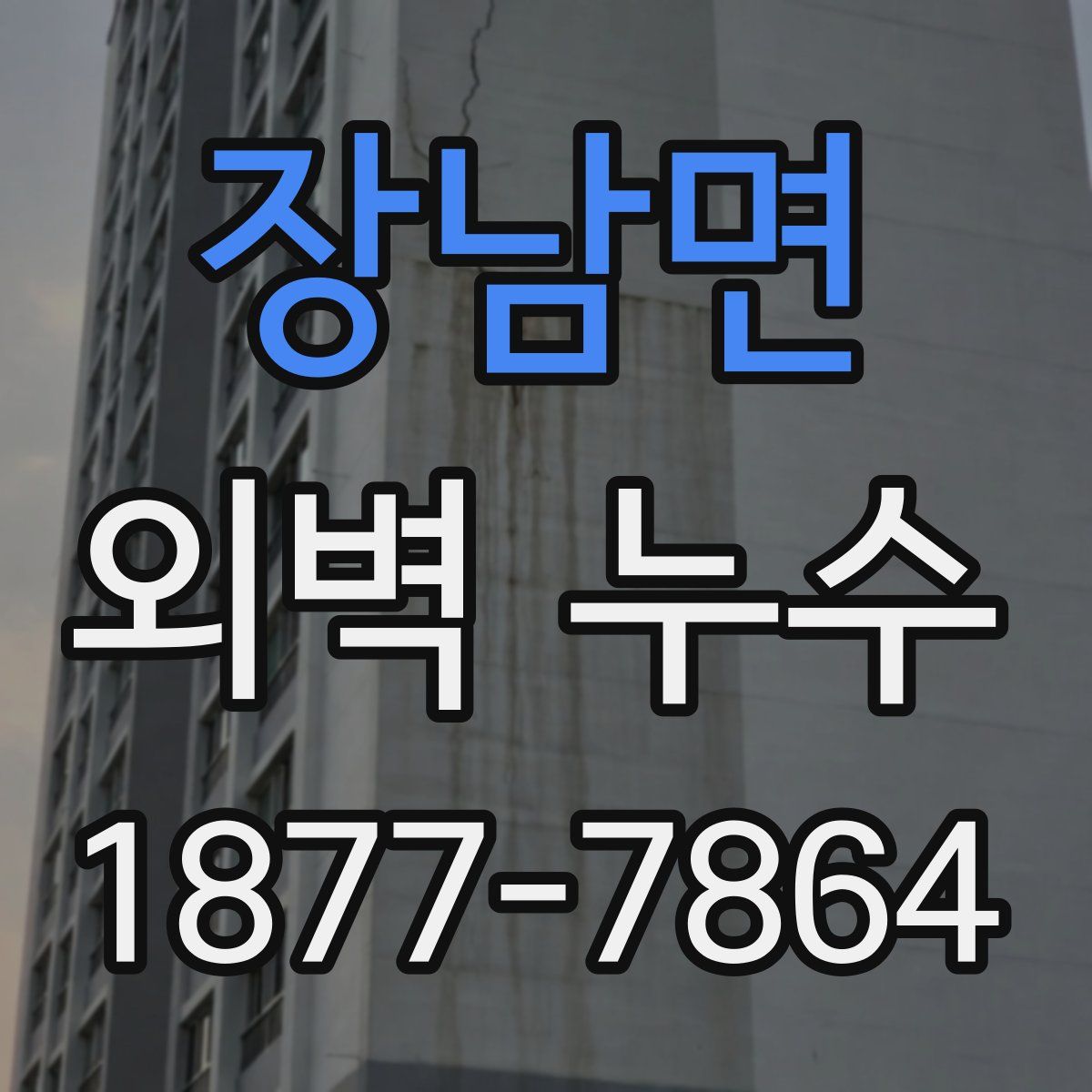 장남면 외벽 누수