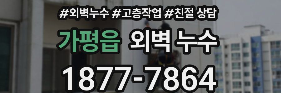 가평읍 외벽 누수