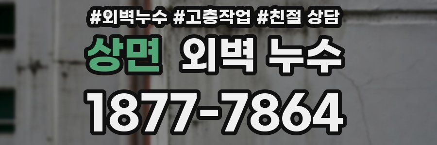 상면 외벽 누수