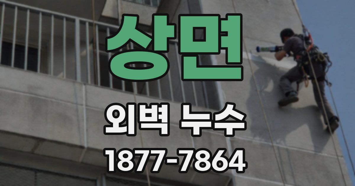 상면 외벽 누수