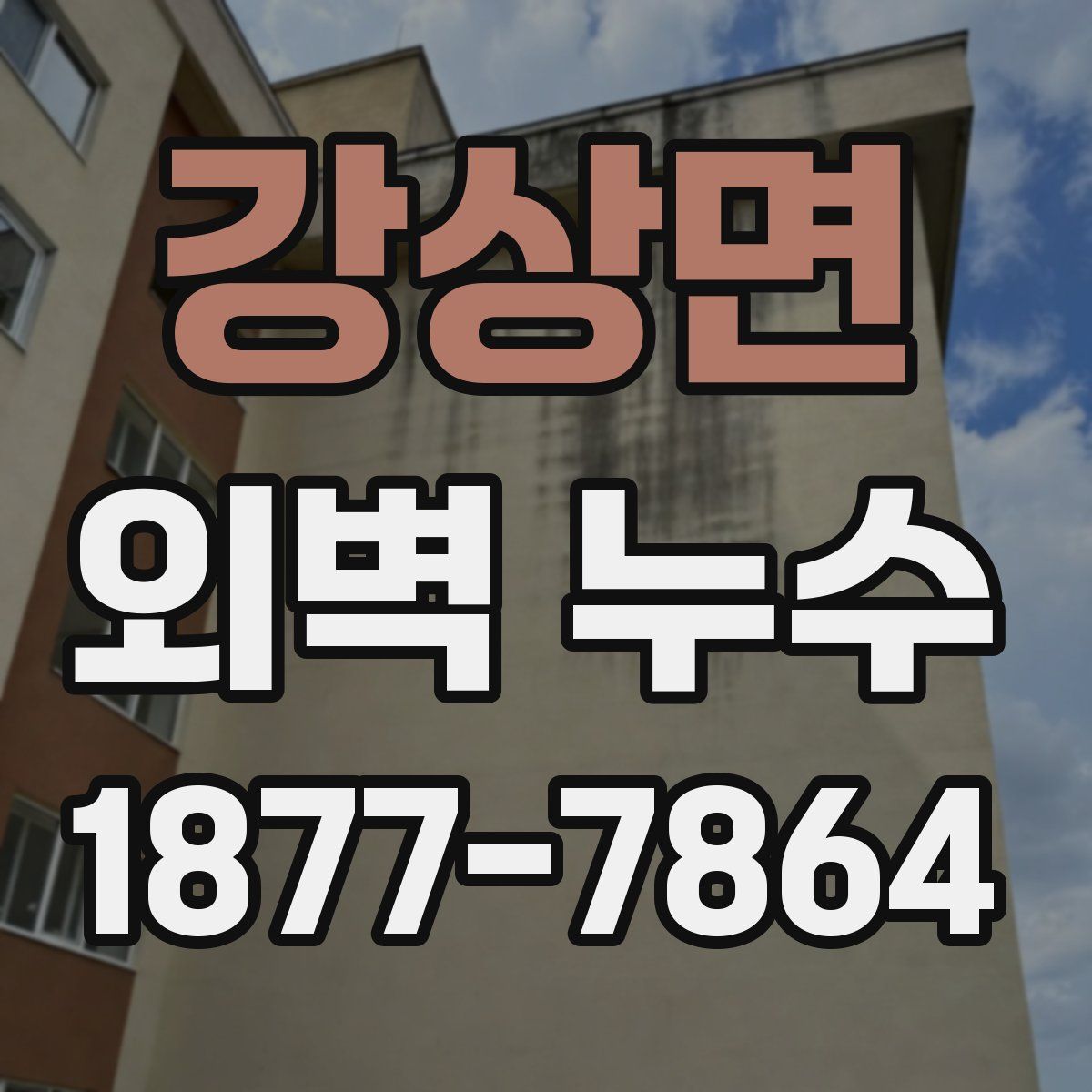 강상면 외벽 누수