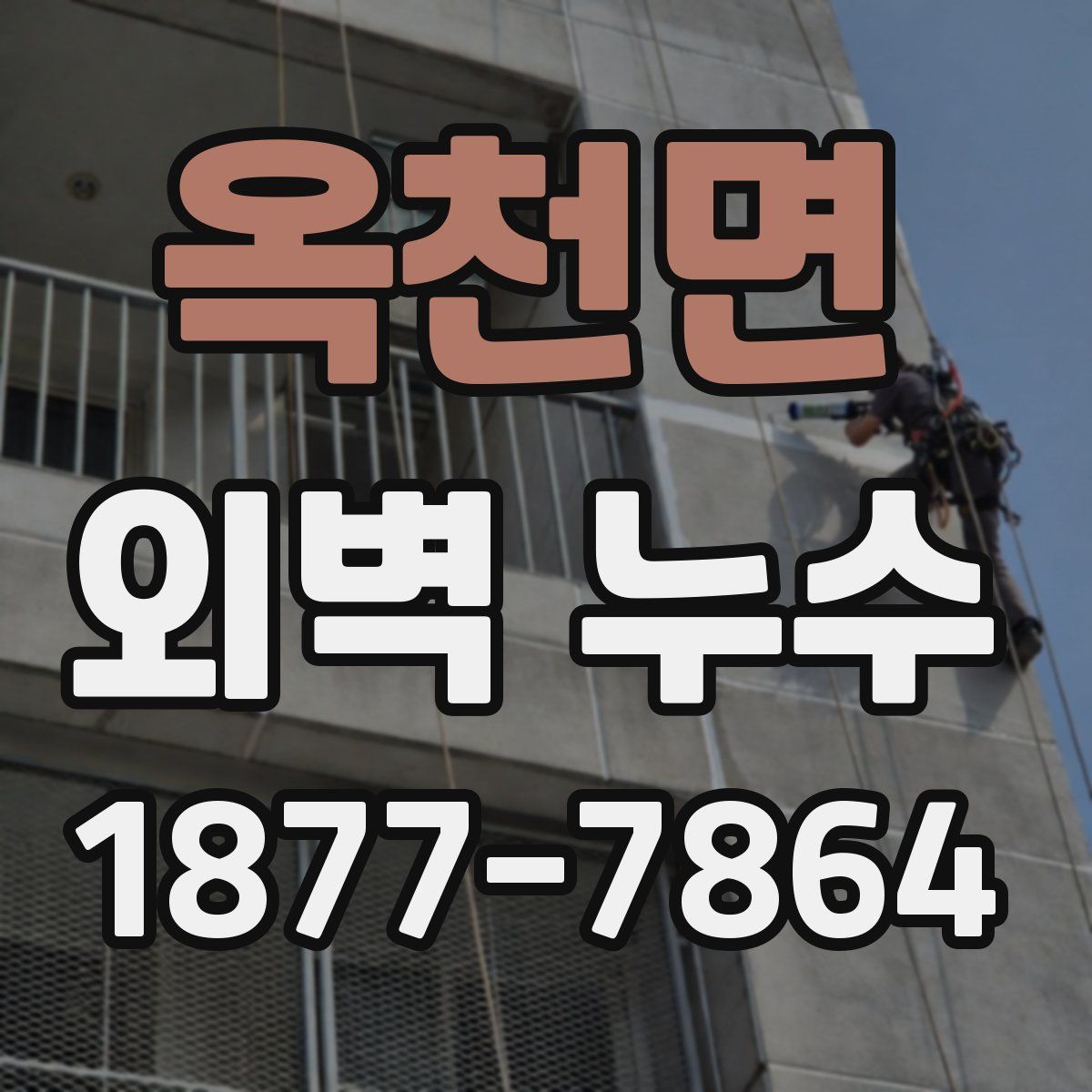 옥천면 외벽 누수