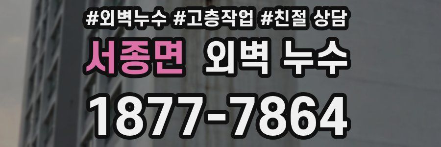 서종면 외벽 누수